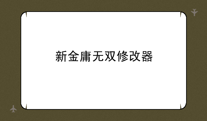 新金庸无双修改器