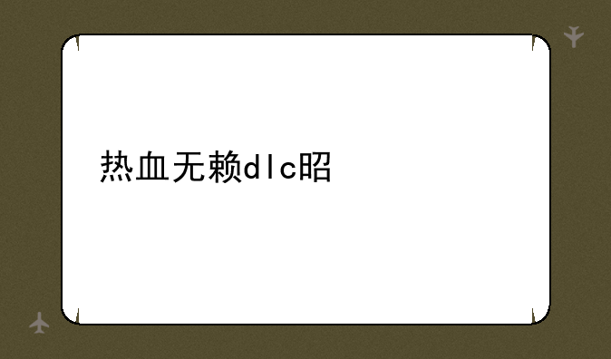 热血无赖dlc是什么