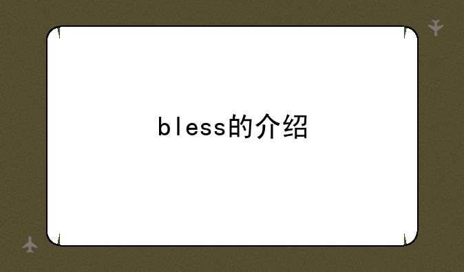 bless的介绍